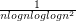 $  \frac{1}{nlognloglogn^2} $