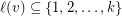 $ \ell(v) \subseteq \{1,2,\ldots,k\} $