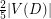 $ \frac{2}{5} |V(D)| $